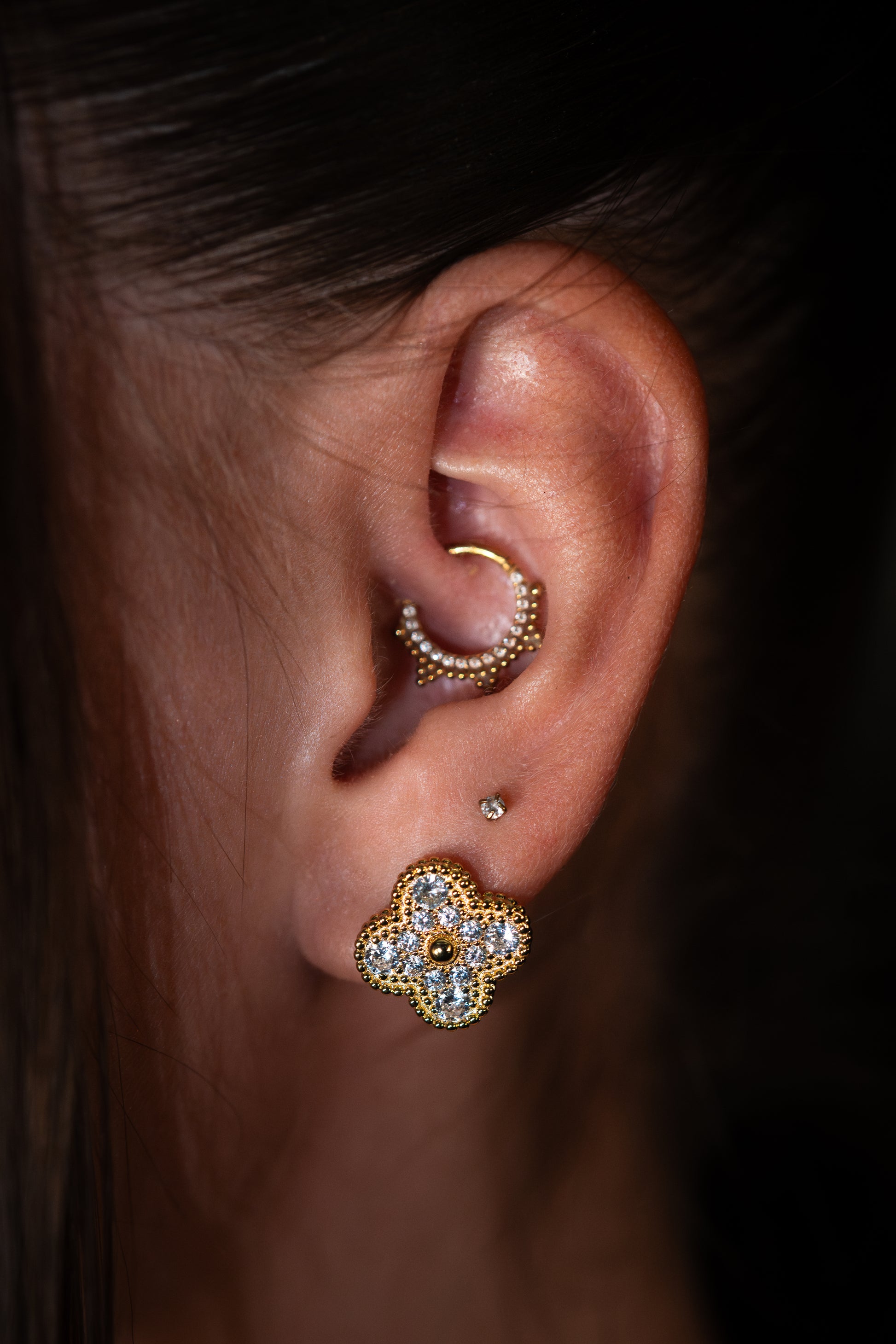 Four clover Örhängen - Kejsar