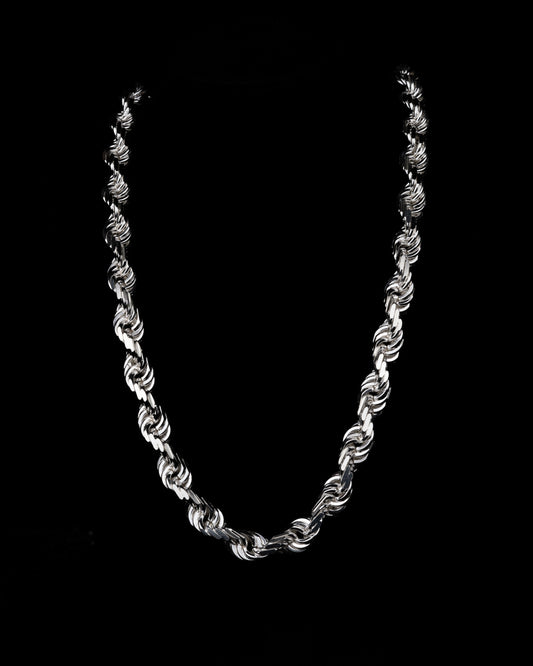 Diamond Cut Cordell Halsband 10mm - 925 silver