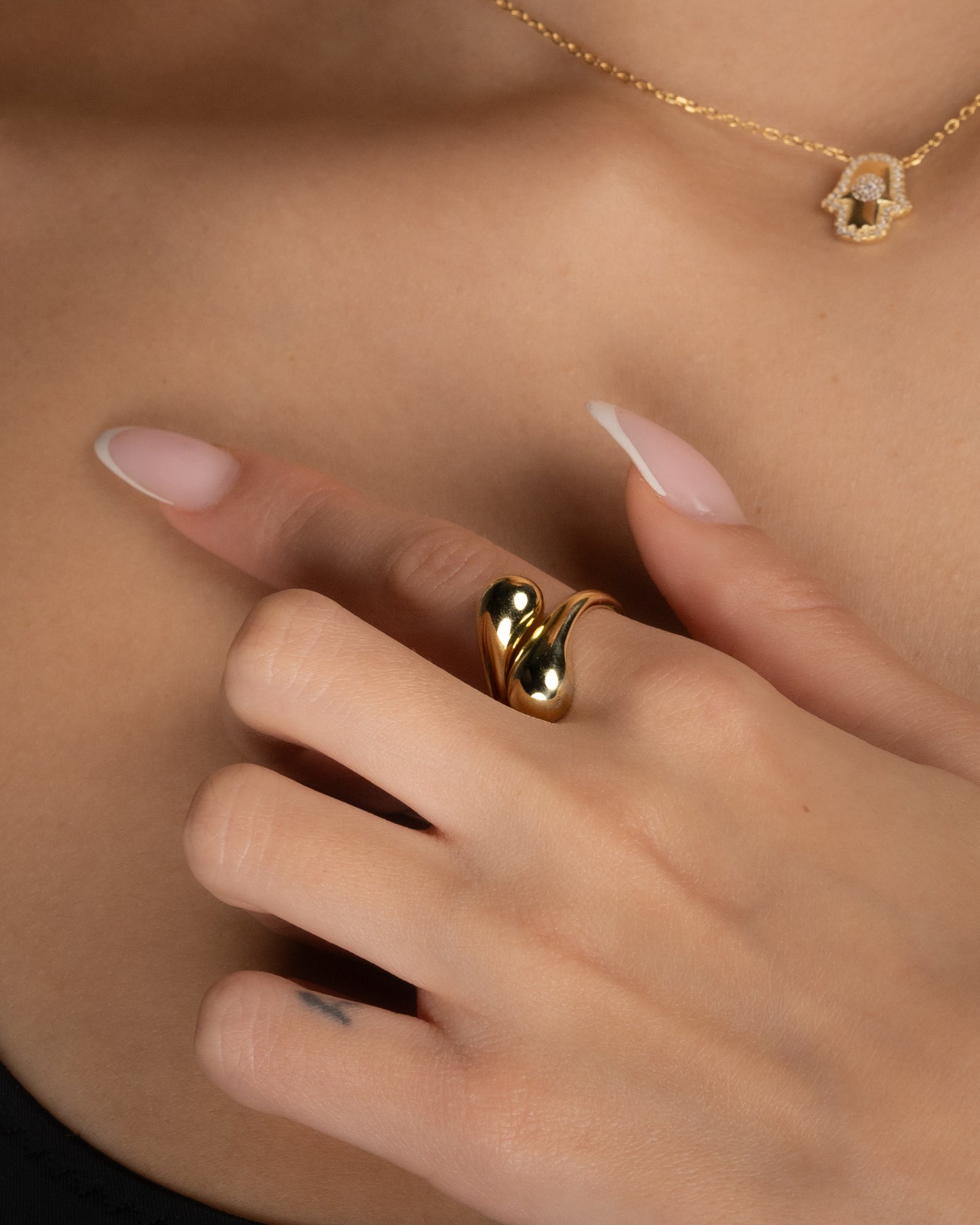 Double Drop Ring - Kejsar