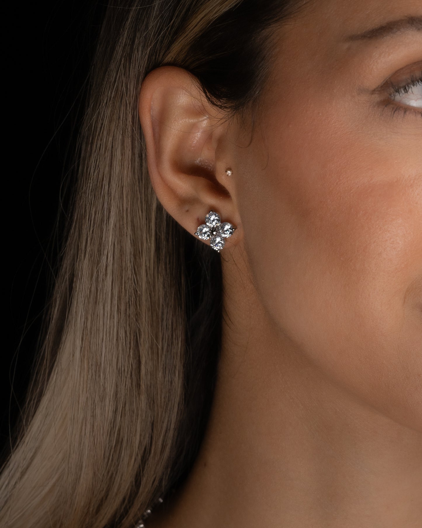 Four Stone Diamond Earrings - Kejsar