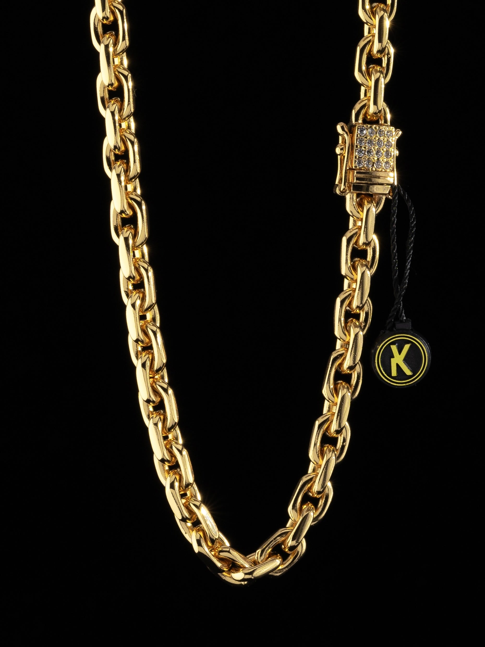 Anchor Necklace 10mm 18K Gold Plated – Kejsar