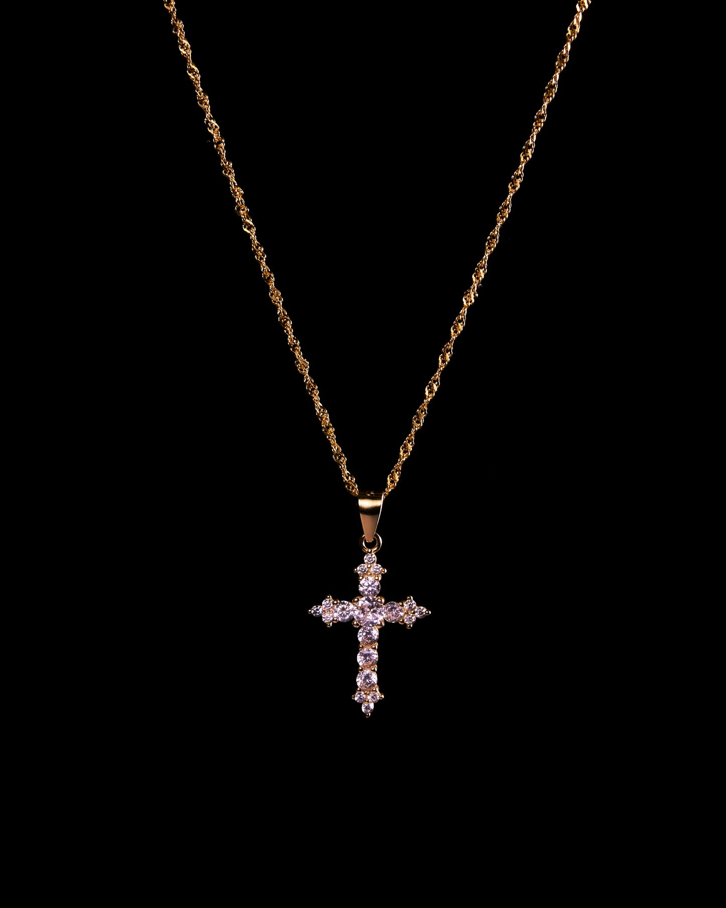 Diamond Cross Necklace - Kejsar