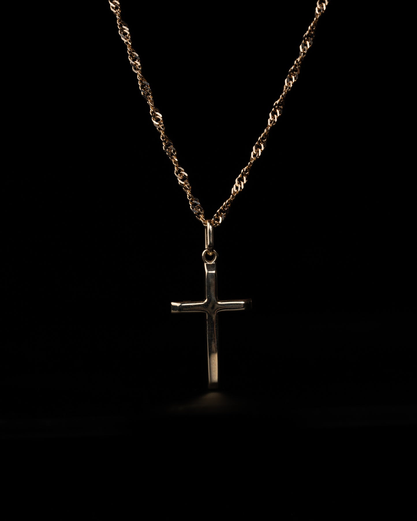 Kors halsband - 18K Guld - Kejsar