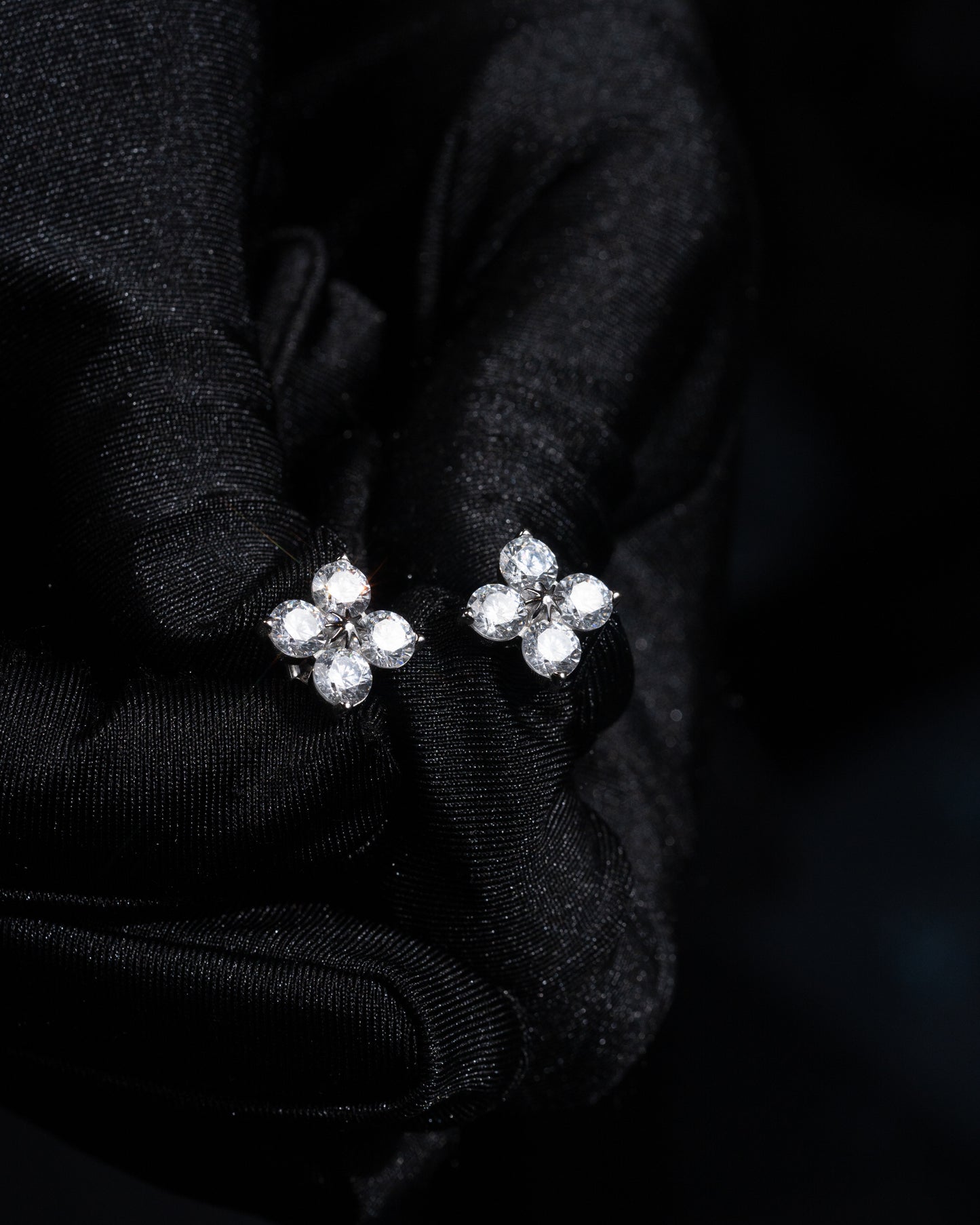 Four Stone Diamond Earrings - Kejsar