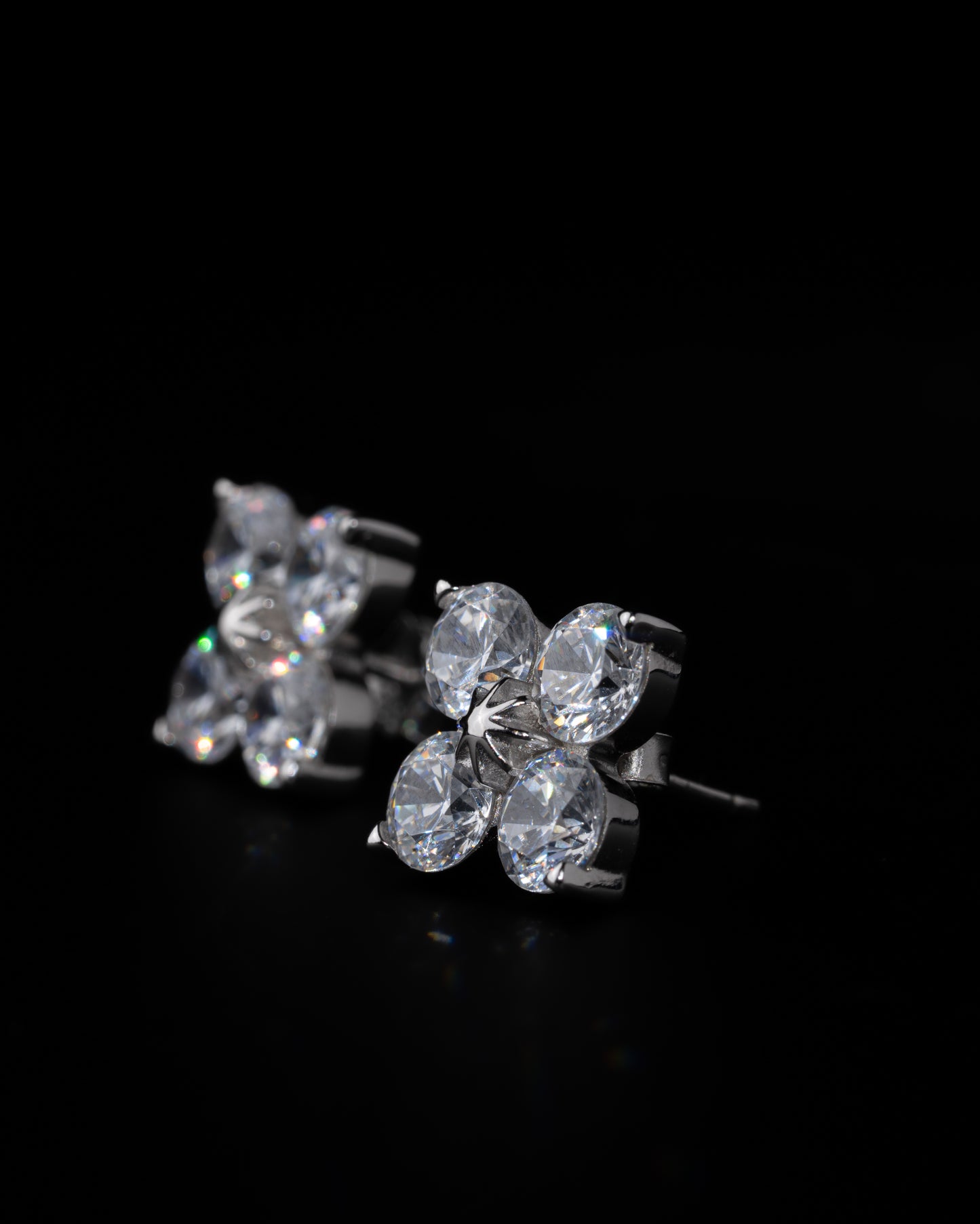 Four Stone Diamond Earrings - Kejsar