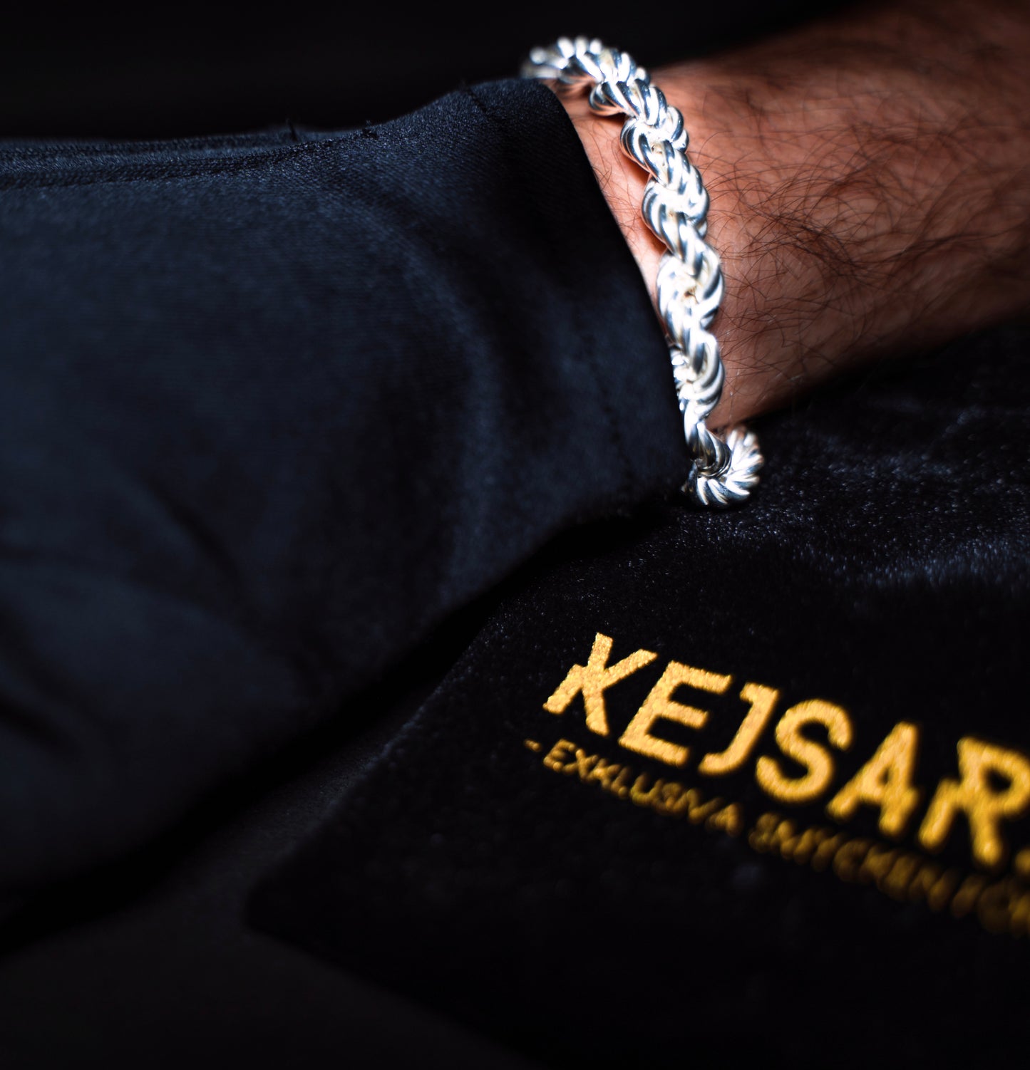 Cordell Armband 8mm - 925 Silver - Kejsar