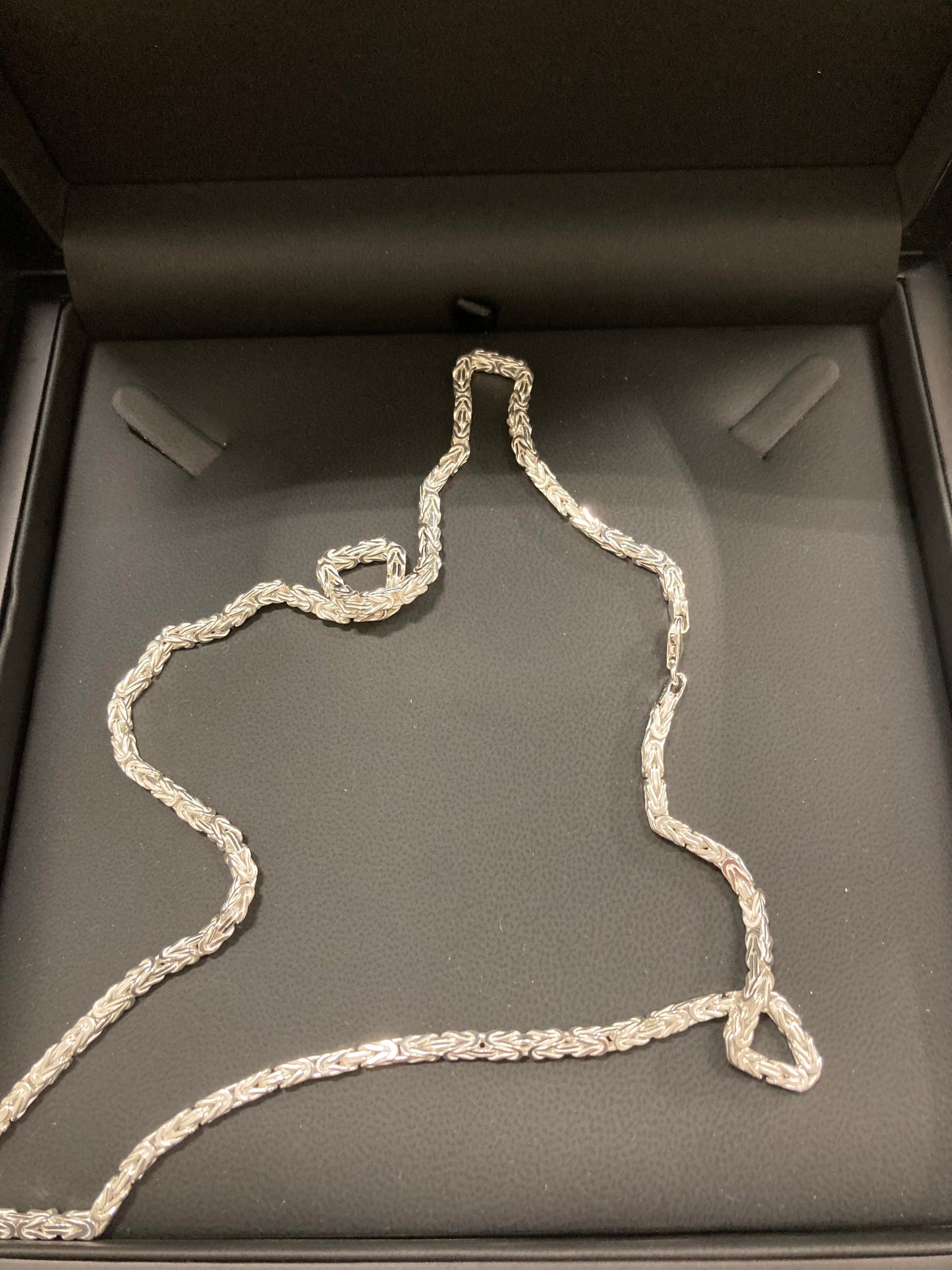 Kejsarlänk Halsband 3mm - 925 Silver - Kejsar