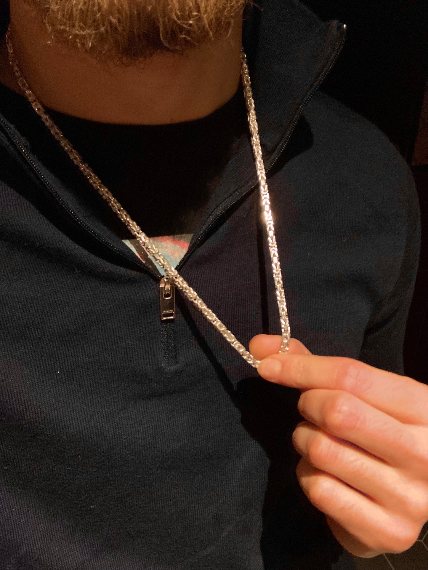 Kejsarlänk Halsband 4.5mm - 925 Silver - Kejsar