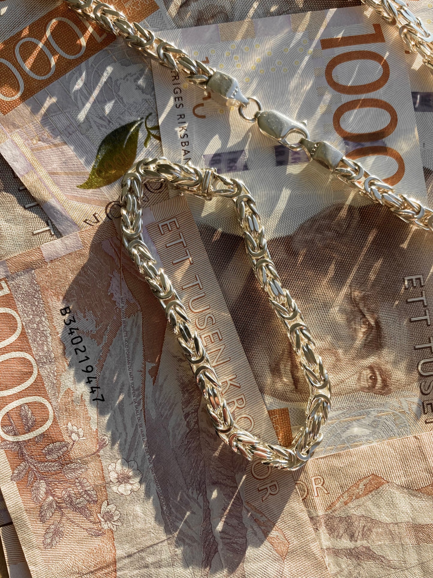 Kejsarlänk Armband 4.5mm - 925 Silver - Kejsar