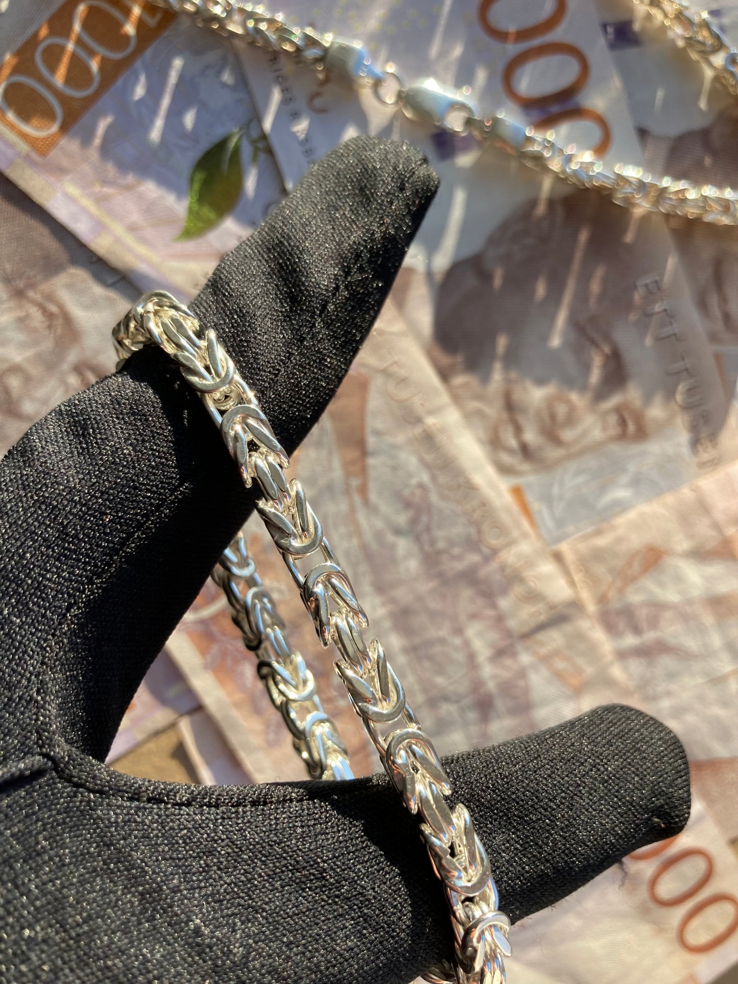 Kejsarlänk Armband 4.5mm - 925 Silver - Kejsar