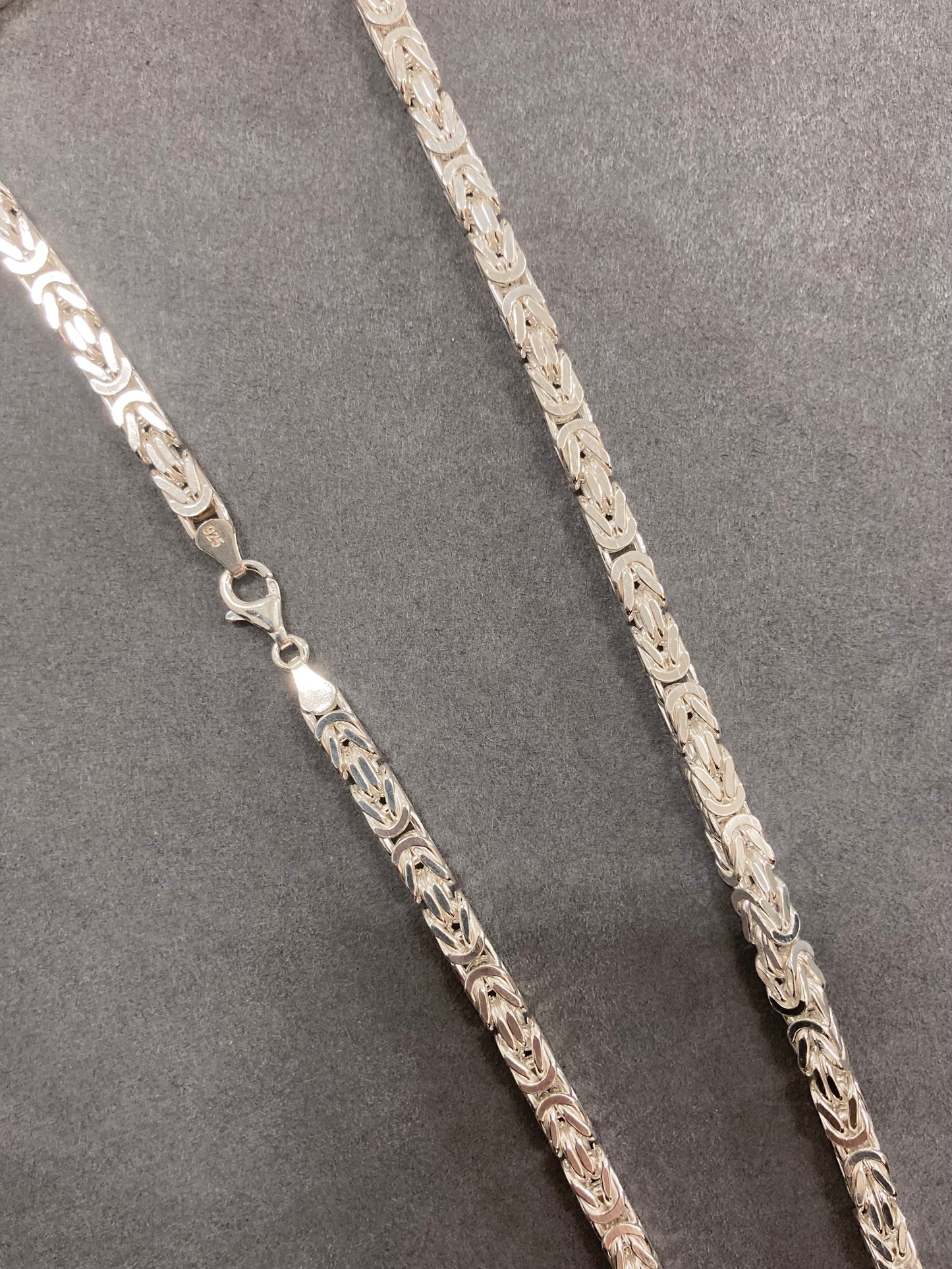 Kejsarlänk Halsband 6mm - 925 Silver - Kejsar