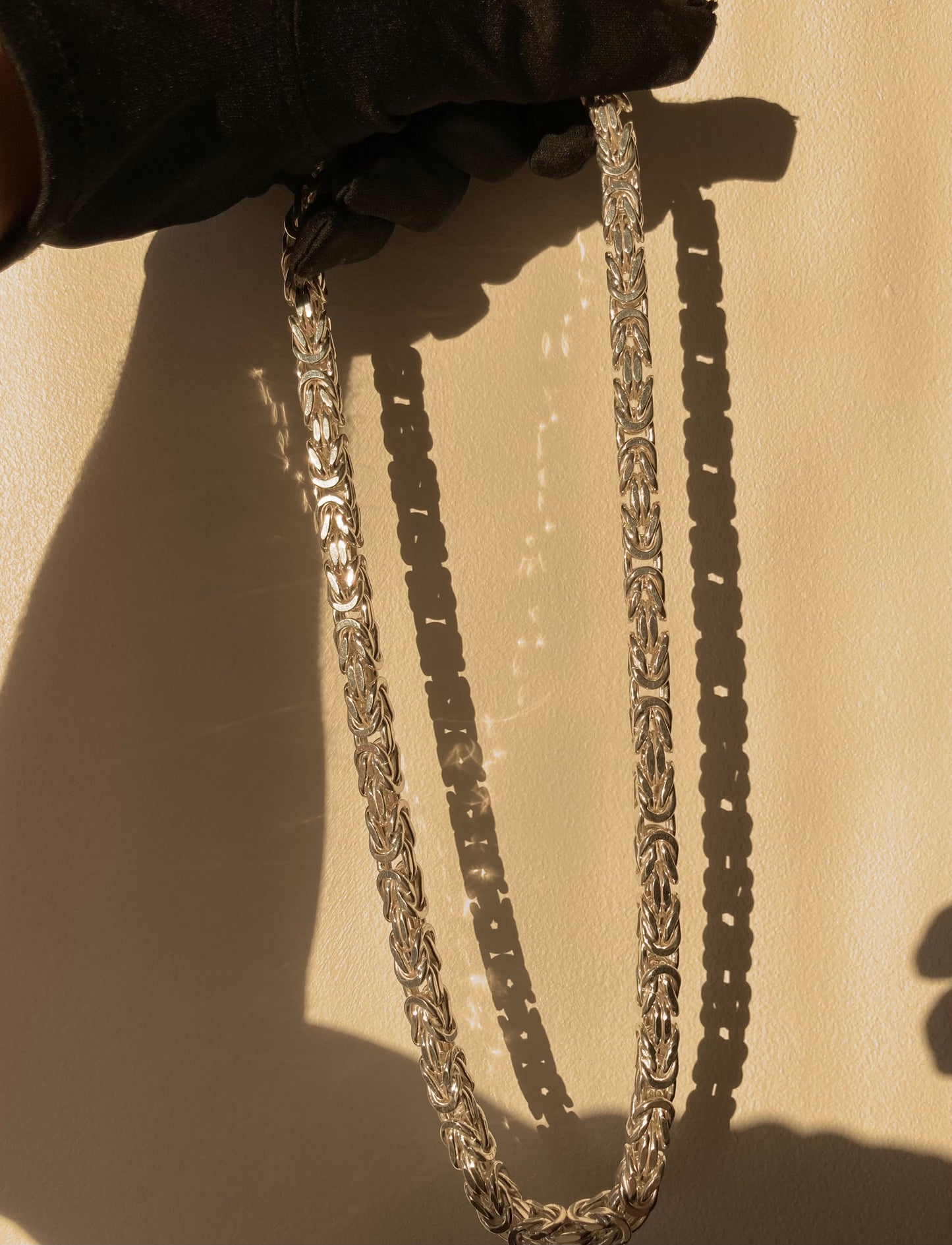 Kejsarlänk Halsband 8mm - 925 Silver - Kejsar