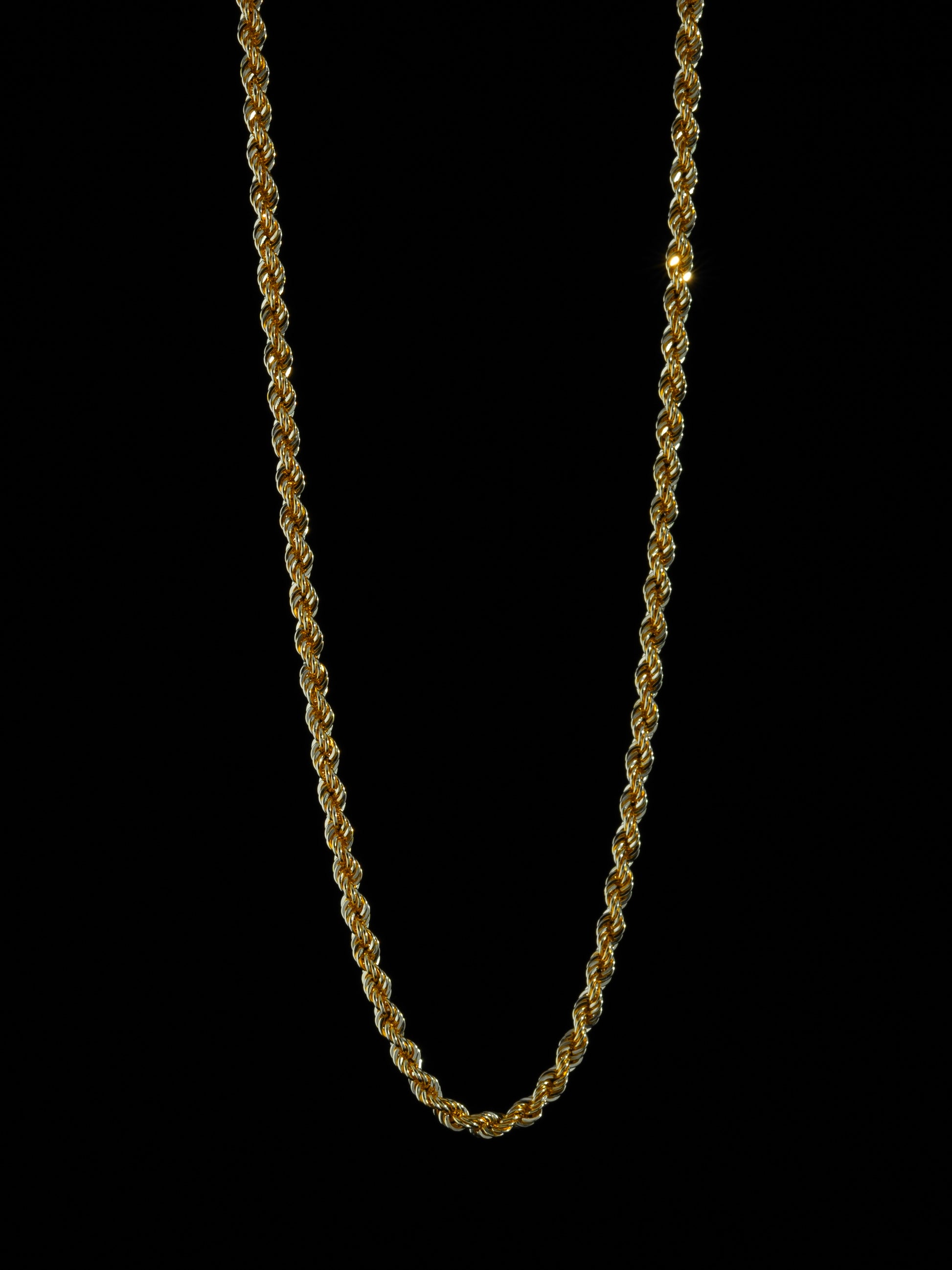 Rope Chain Necklace 18K Gold – Kejsar