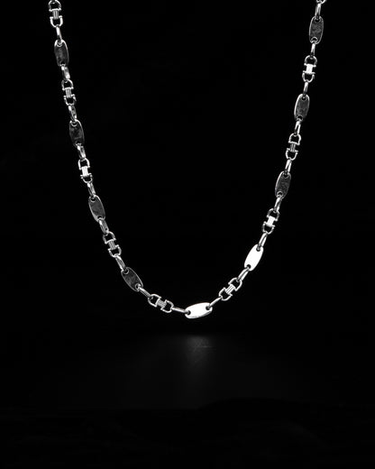 Plattenkette Halsband 4mm - 925 Silver