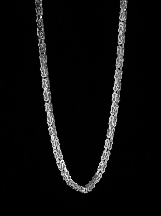 Byzantine Necklace 4.5mm - 925 Silver 