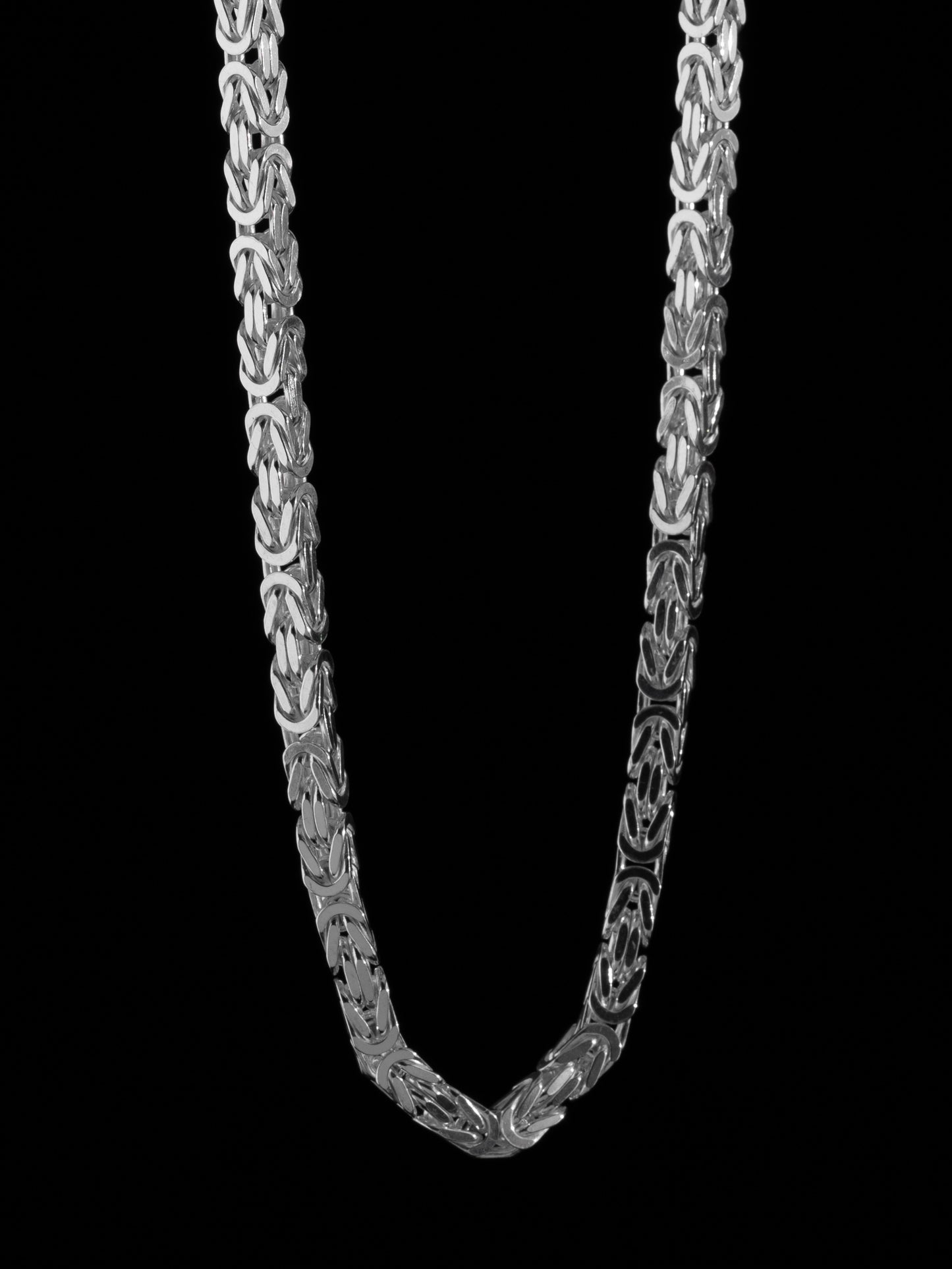 Byzantine Necklace 6mm - 925 Silver