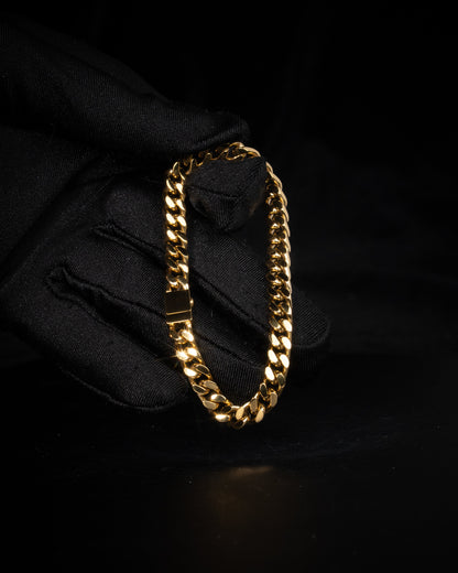 ‍Cuban Link Armband 6mm HERR (100% off) - Kejsar