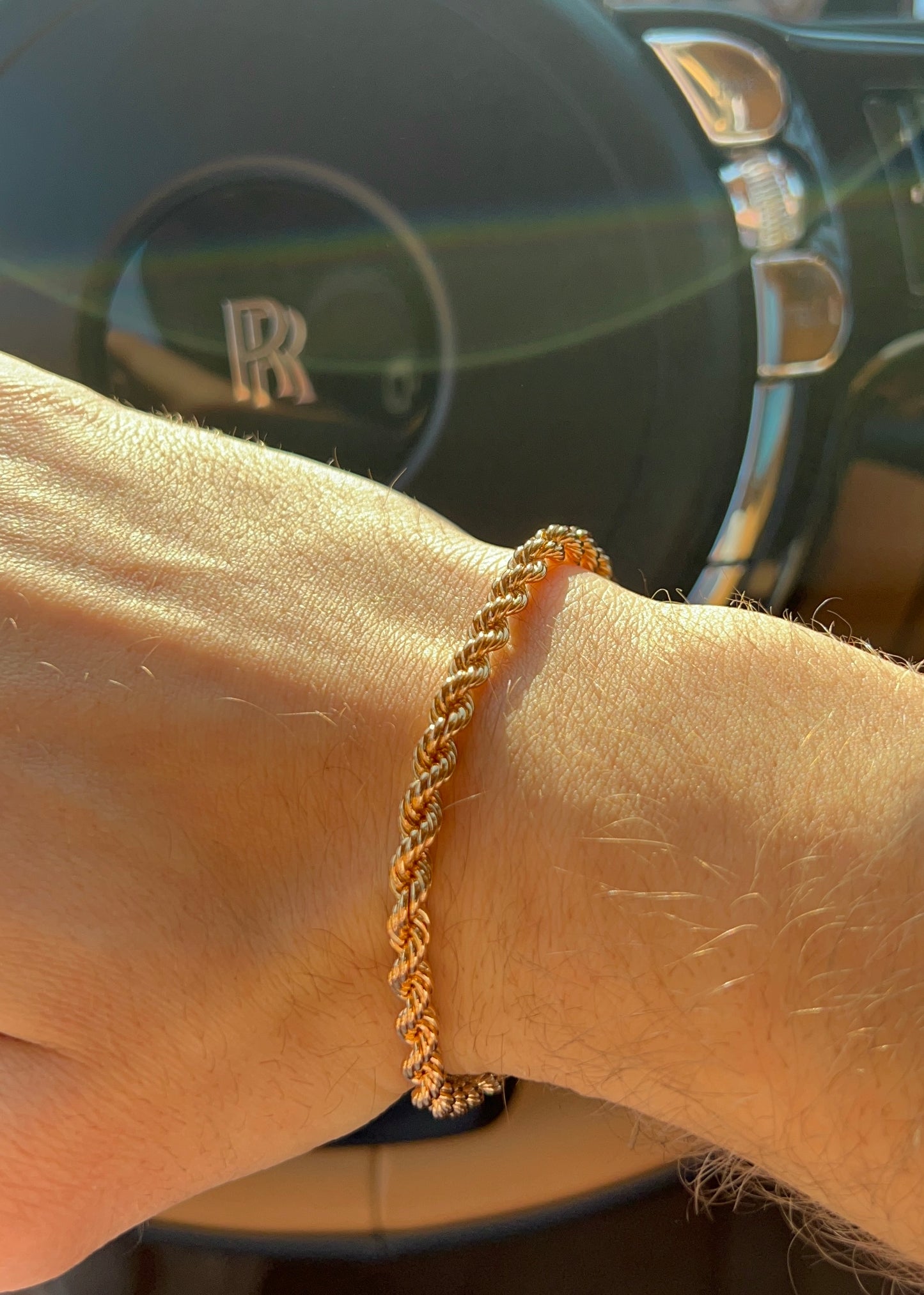 Cordell Armband 4mm - 18K Guldpläterad - Kejsar