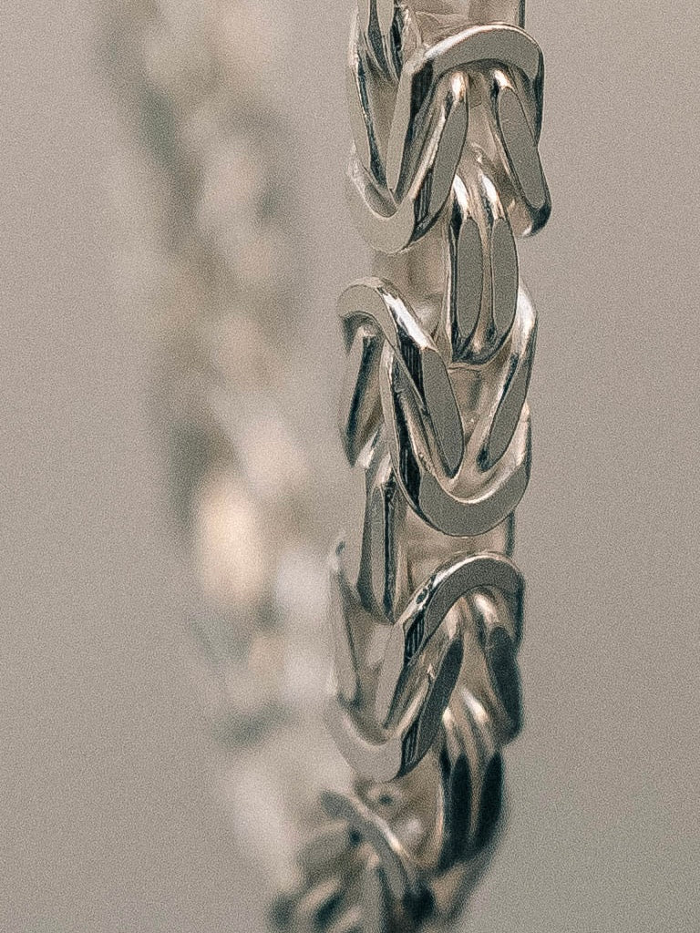 Kejsarlänk Armband 4.5mm - 925 Silver - Kejsar