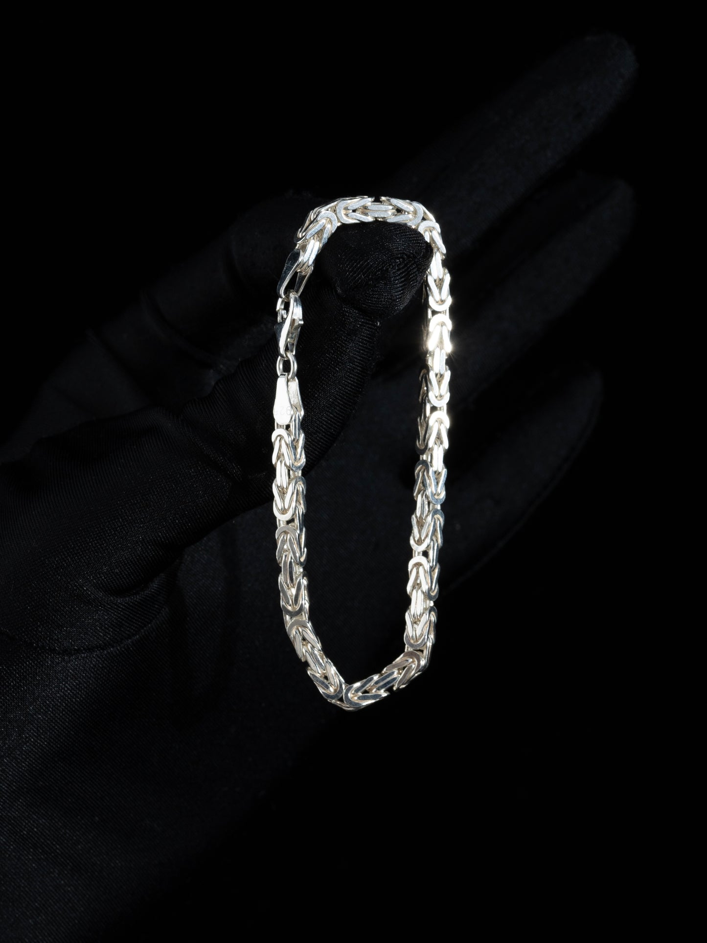 Byzantine Bracelet 4.5mm - 925 Silver 