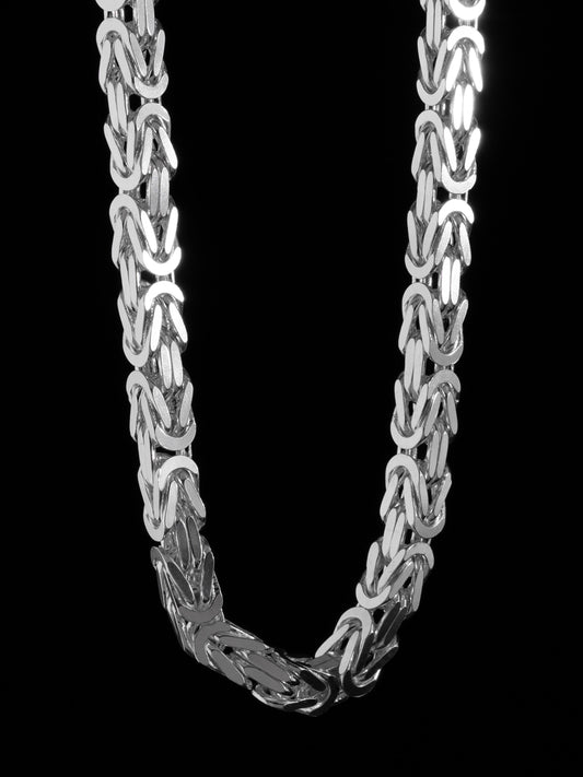 Byzantine Necklace 10mm - 925 Silver 