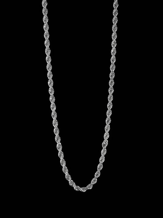 Rope Chain 4mm - 925 Silver