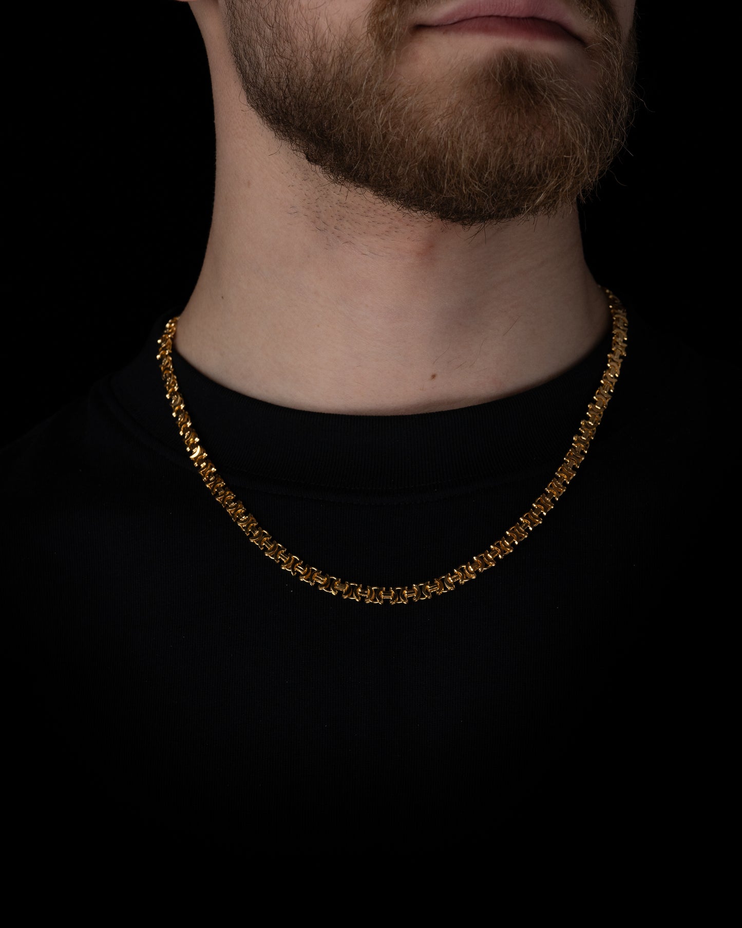 Flat Byzantine Halsband 4mm