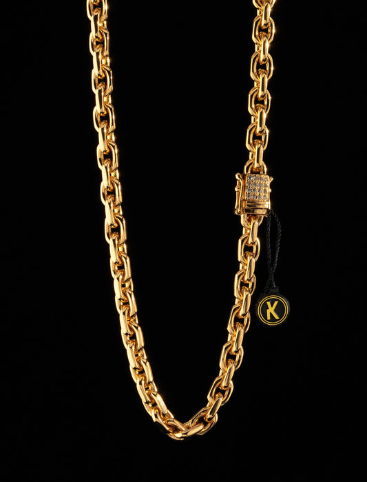 Anchor Necklace 8mm - 18K Gold Plated