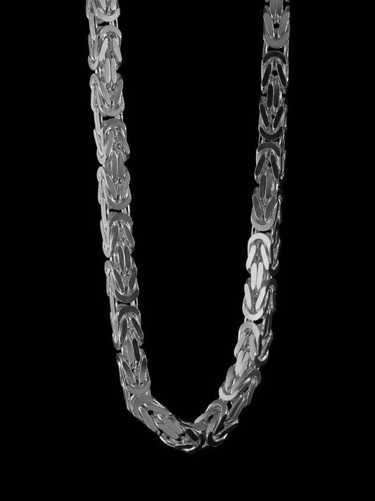 Byzantine Necklace 8mm - 925 Silver 