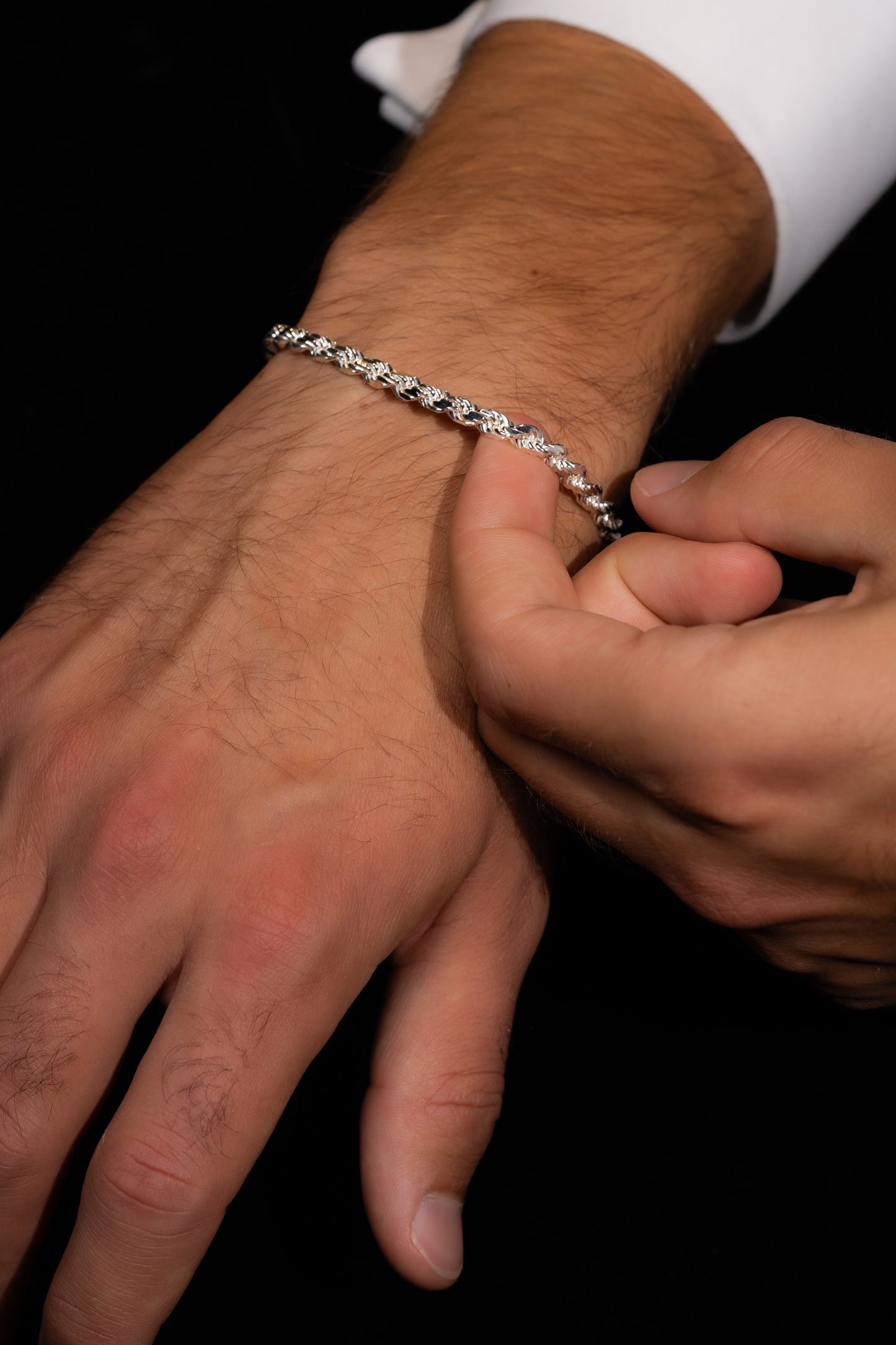 Diamond Cut Cordell Armband 4mm