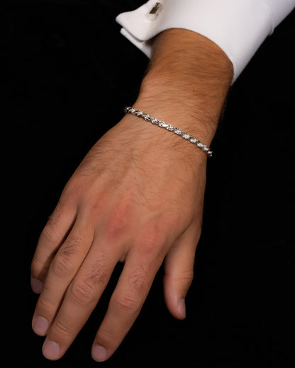 Diamond Cut Cordell Armband 4mm
