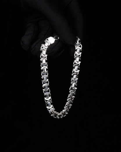Flat Byzantine Armband 8mm