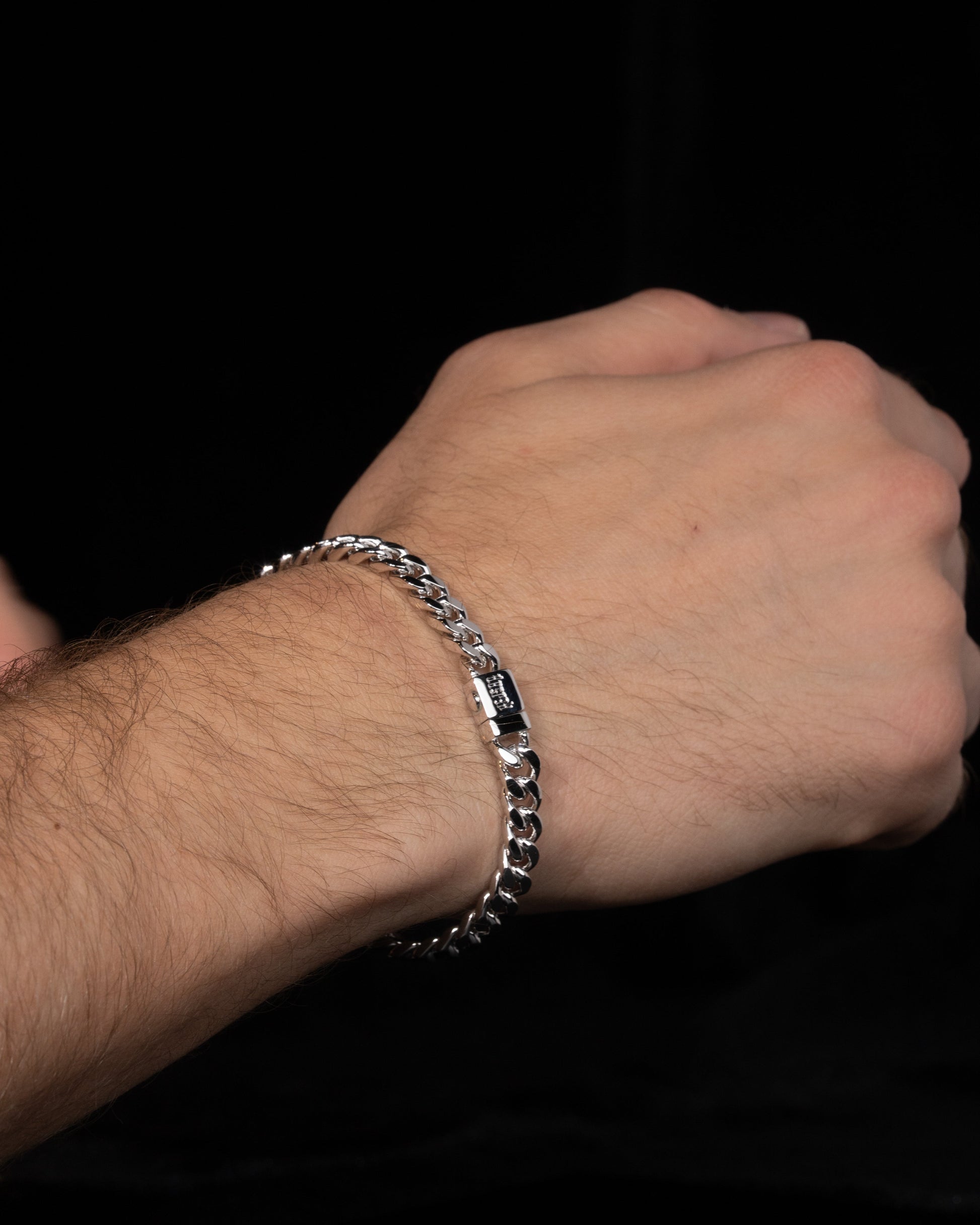 ‍Cuban Link Armband 6mm HERR (100% off) - Kejsar