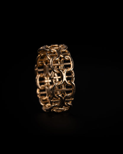 X-länk ring - 18K Guld - Kejsar