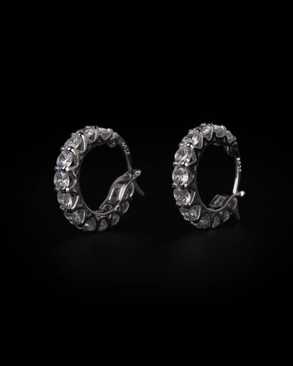 Diamond hoops small - Kejsar