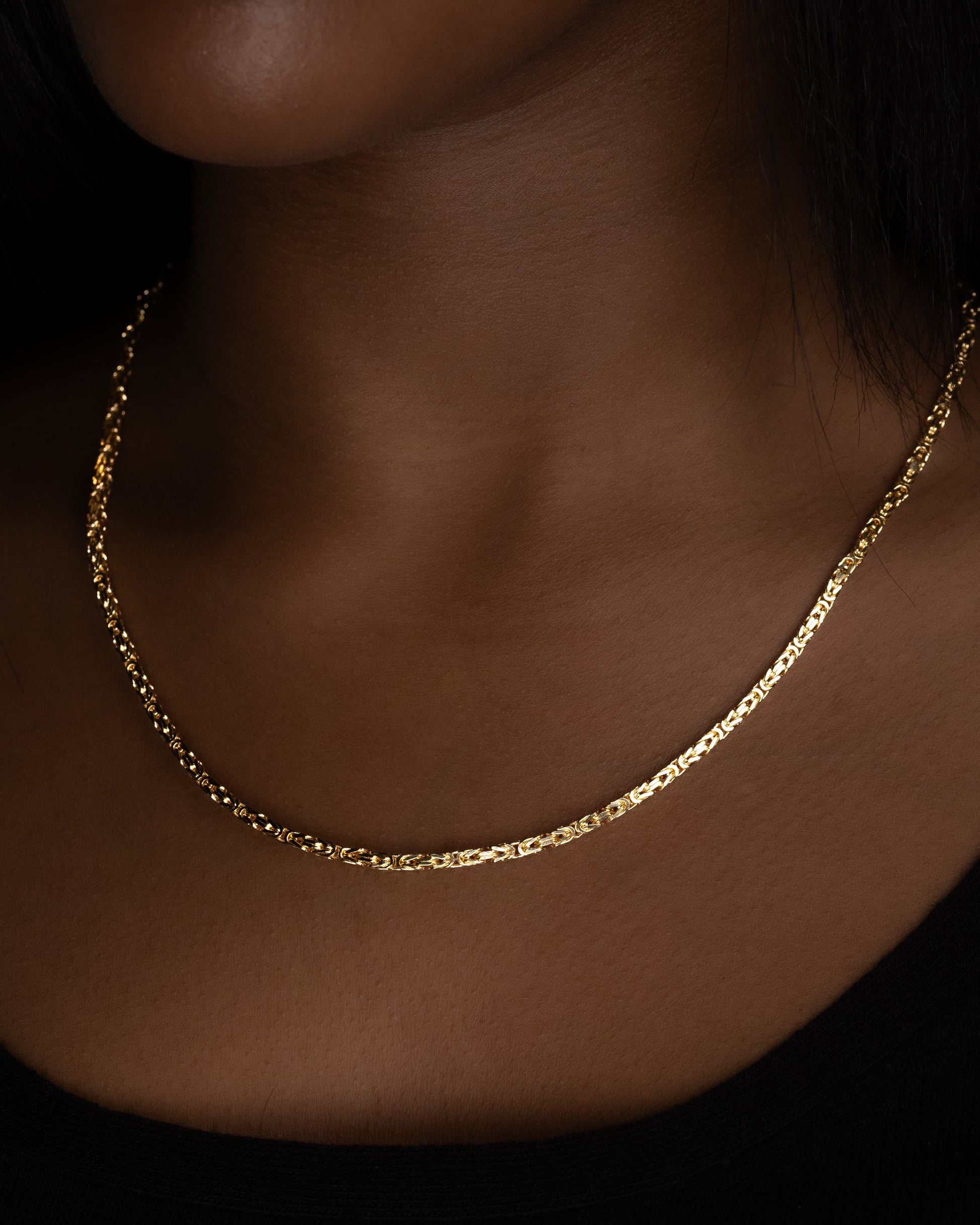 Kejsarlänk Halsband Lady 3mm - 18K Guld - Kejsar