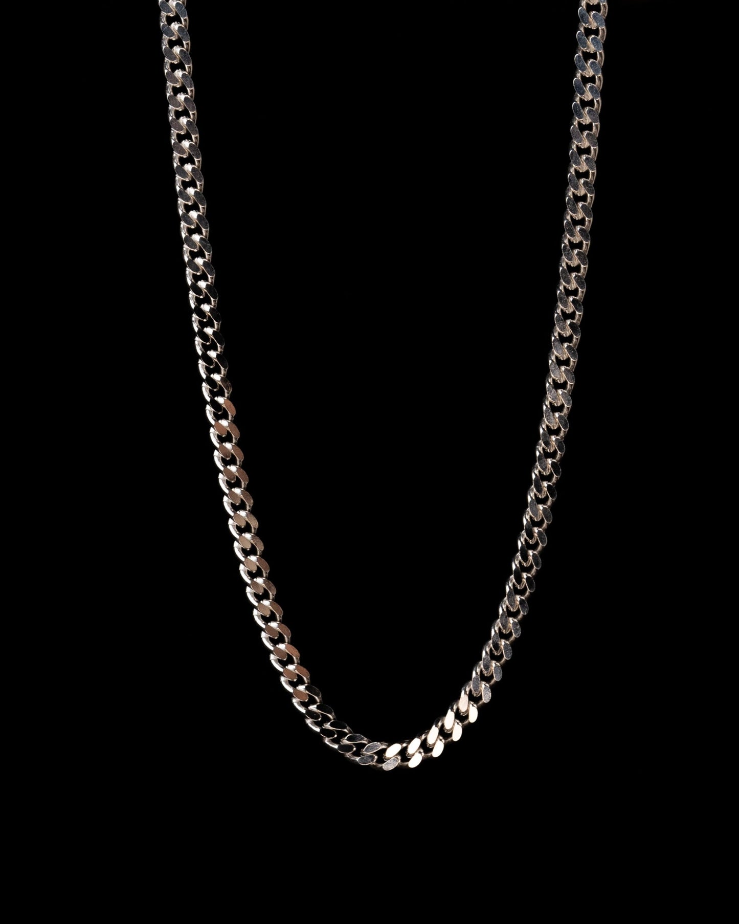 Pansarlänk Halsband 6mm - 925 Silver - Kejsar