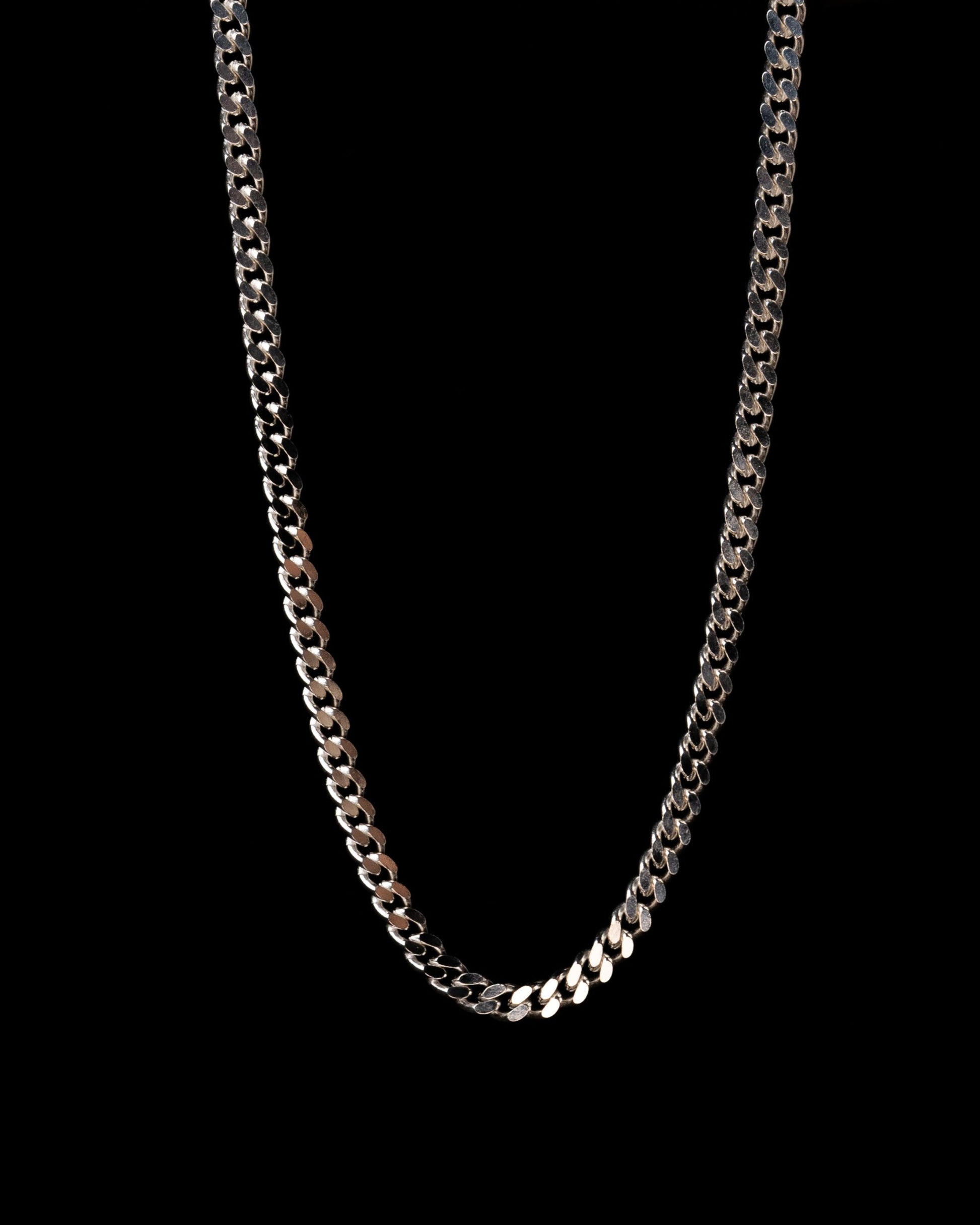 Pansarlänk Halsband 6mm - 925 Silver - Kejsar