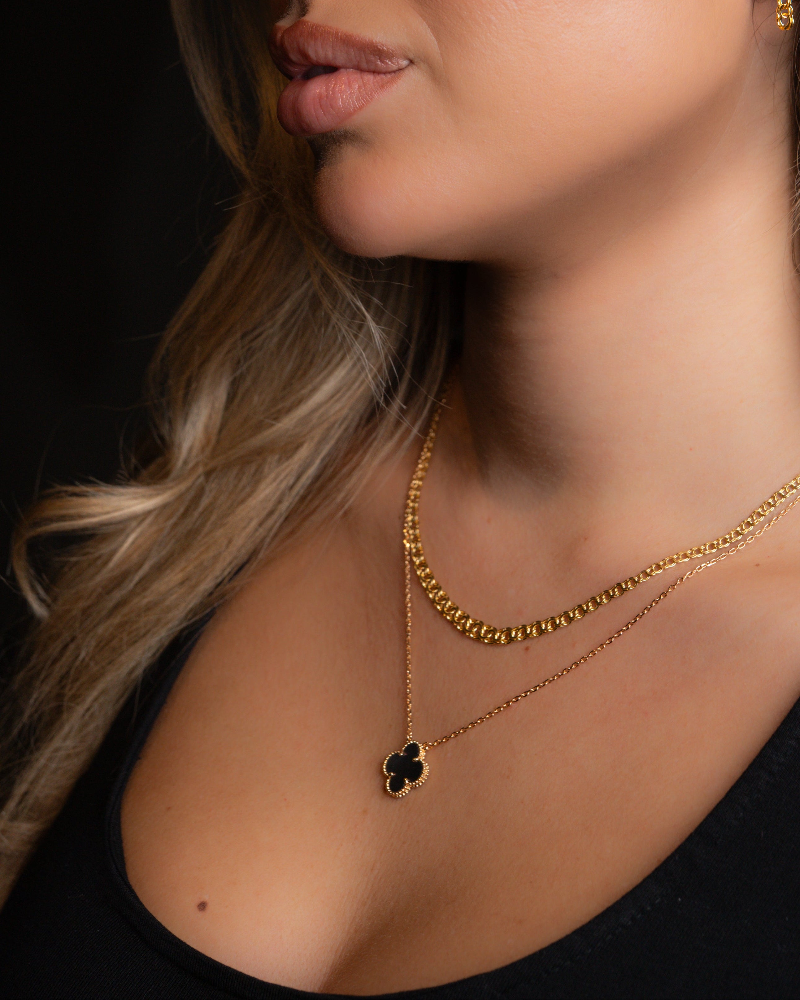 Four Leaf Clover Necklace Single – Kejsar