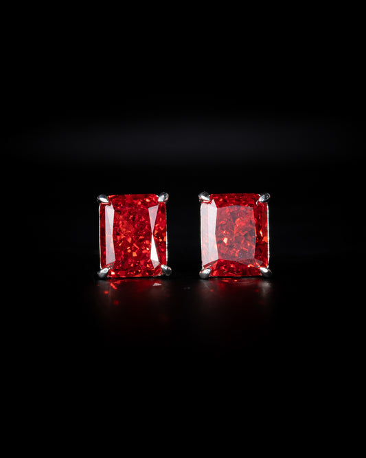 Ruby Glow Earrings