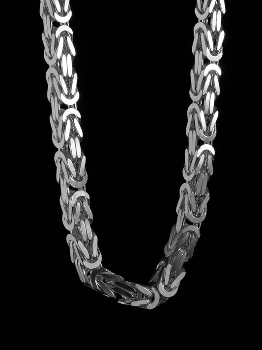 Byzantine Necklace 10mm - 925 Silver 