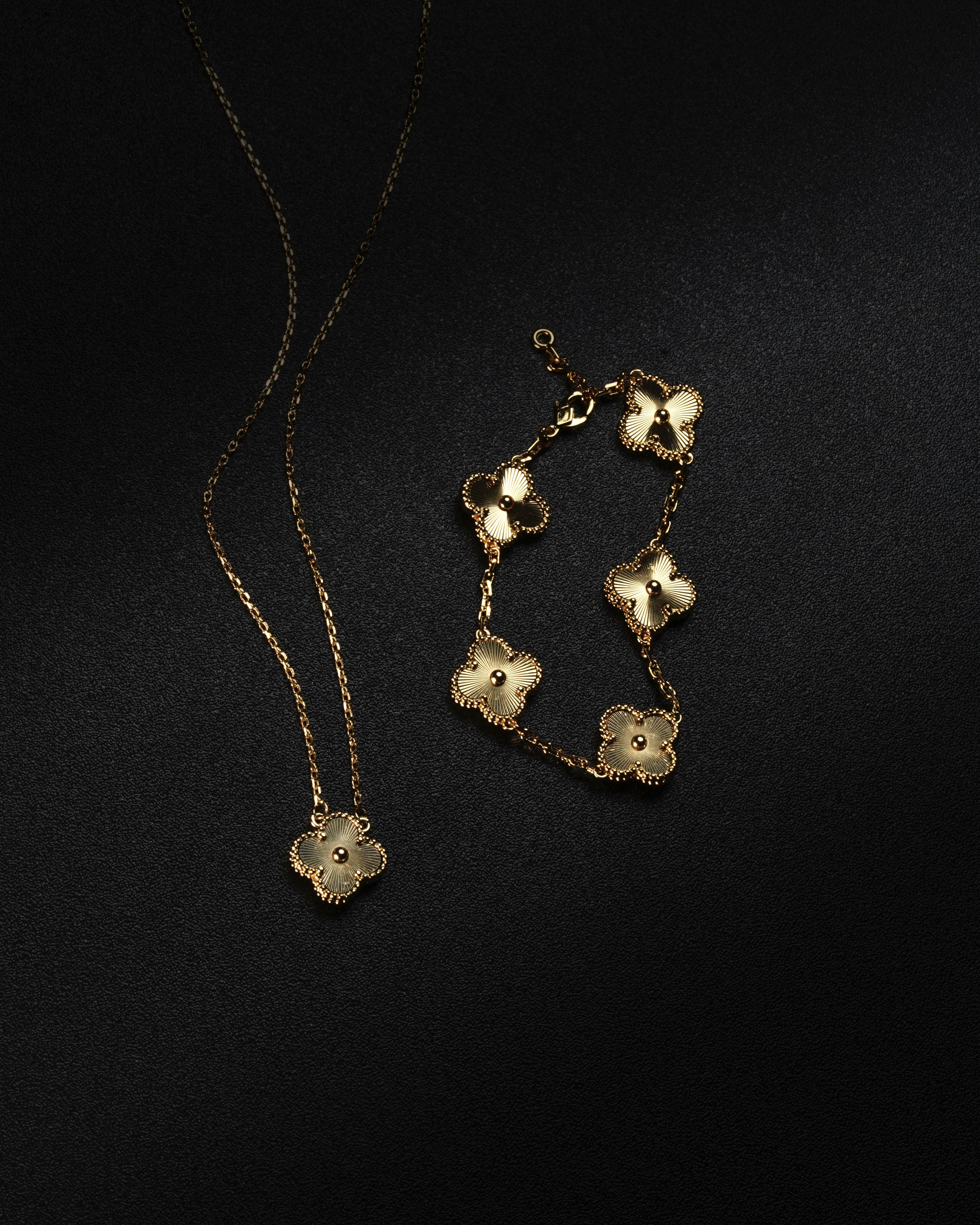 Four Leaf Clover Necklace Single – Kejsar