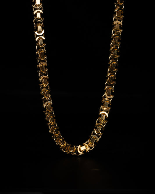 Flat Byzantine Halsband 8mm
