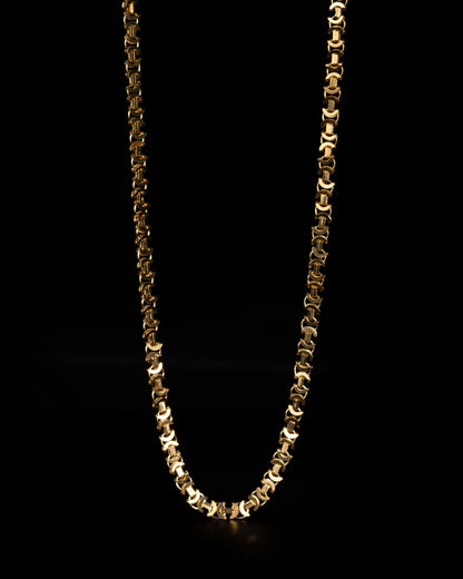 Flat Byzantine Halsband 4mm