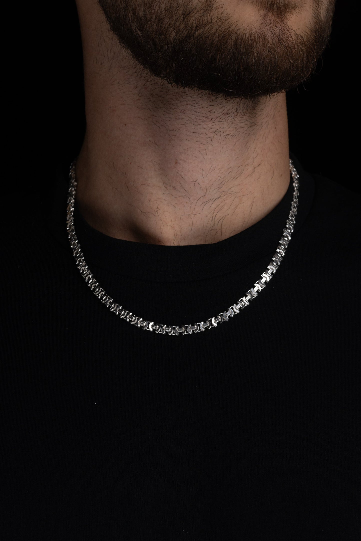Flat Byzantine Halsband 4mm