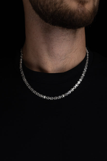 Flat Byzantine Halsband 4mm