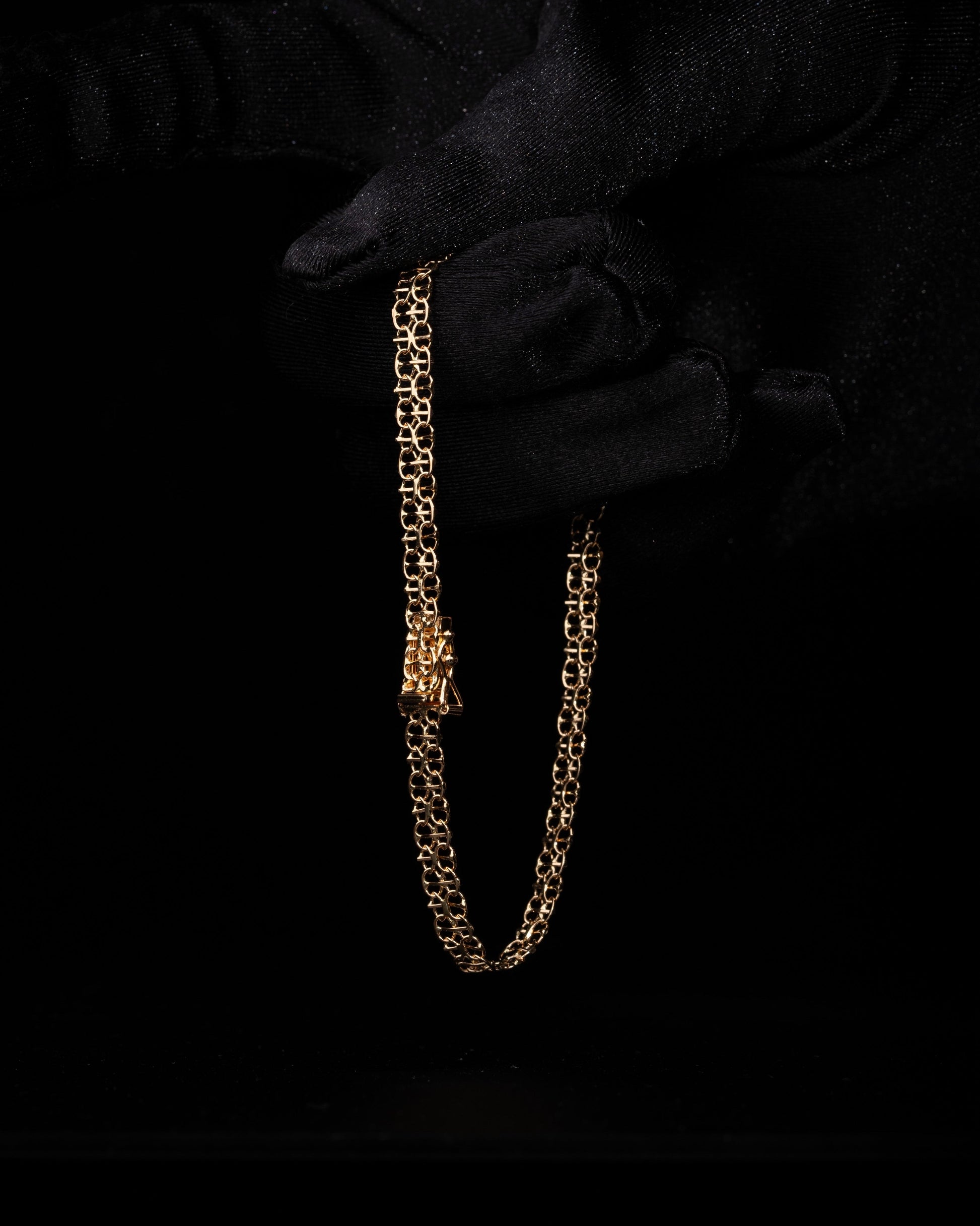 X-länk Armband - 18K Guld - Kejsar