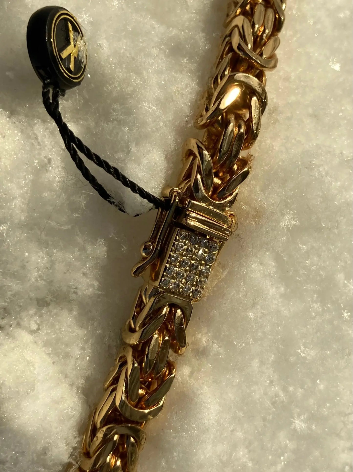 Kejsarlänk Halsband 6mm - 18K Guldpläterad Kejsar