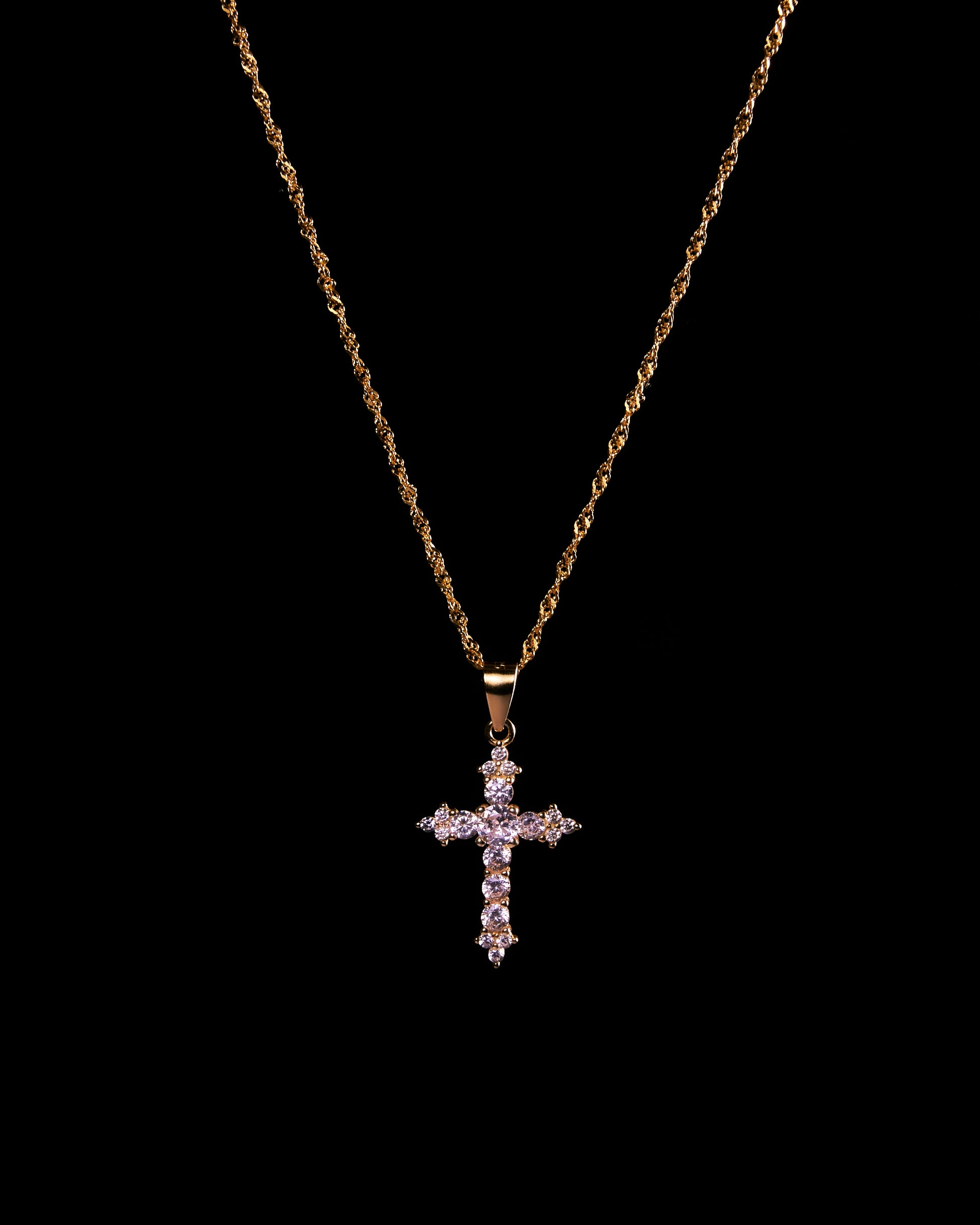 Diamond Cross Necklace - Kejsar
