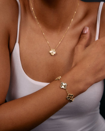 Four Leaf Clover Bracelet